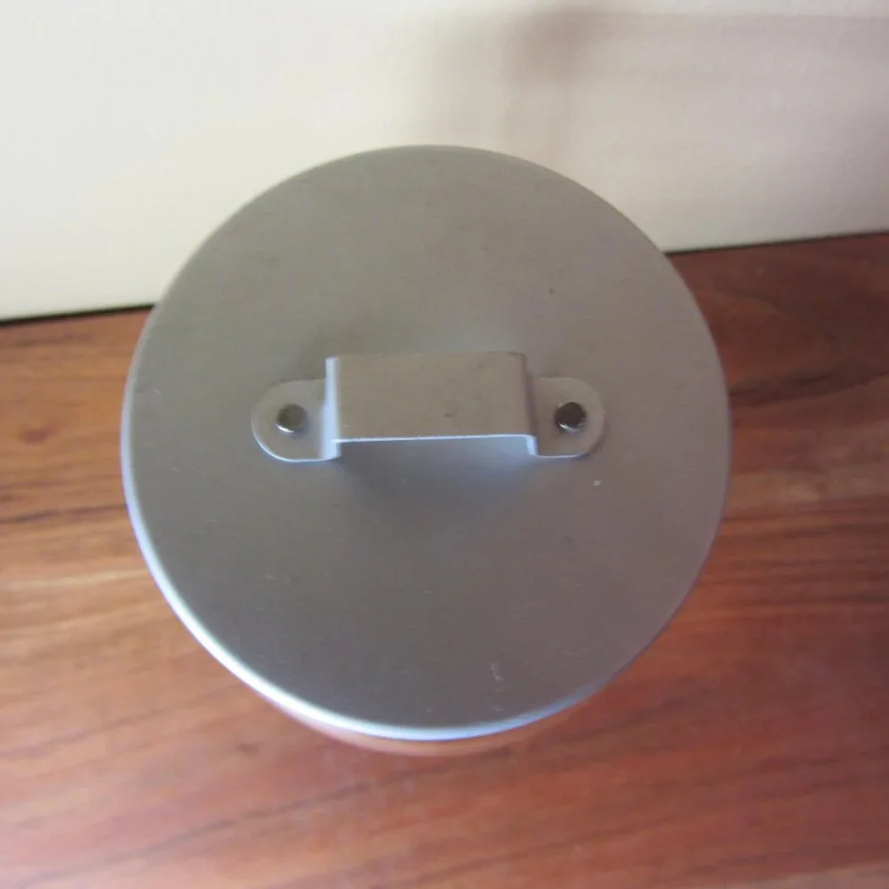 glass storage container ikea with metal lid (H168)